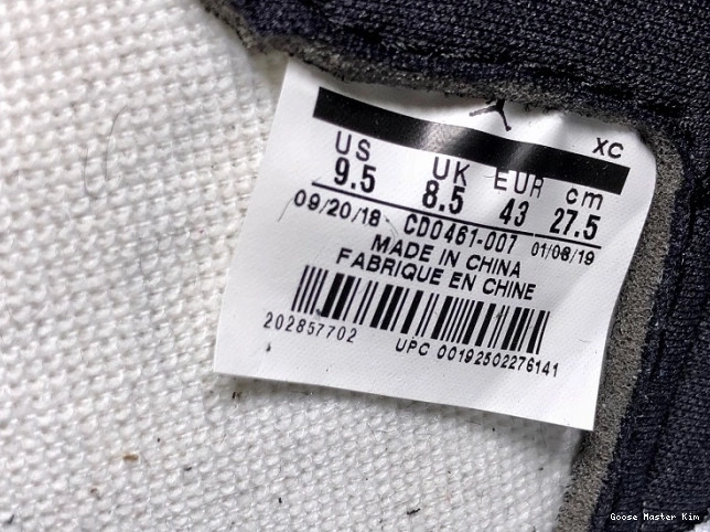 Panda Jordan OG Retro Air 1 CD0461-007 High 0707